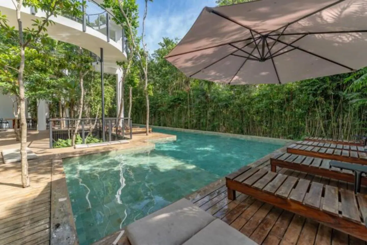 Spectacular Jungle Villa In Tulum Th 33 Terrace Gym Private Pool