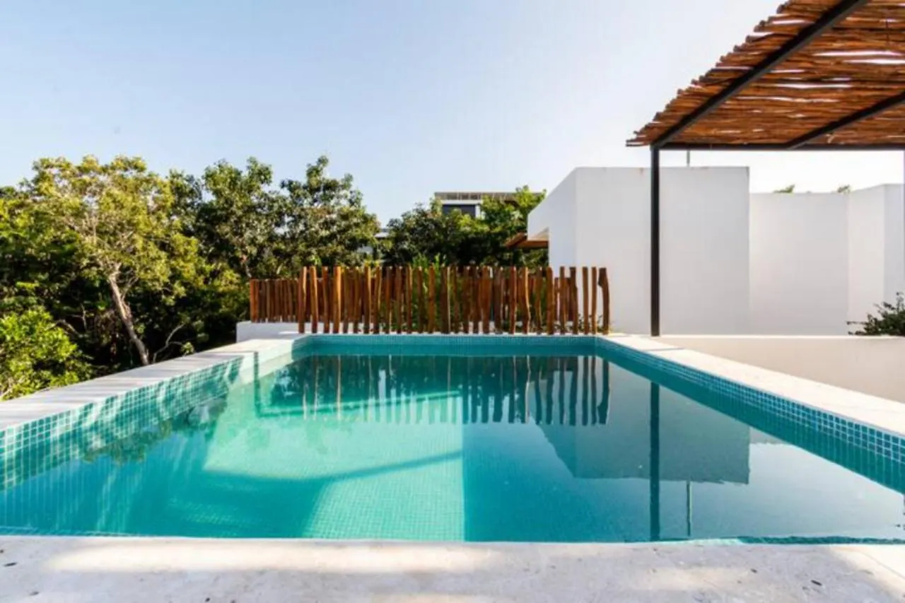 Spectacular Jungle Villa In Tulum Th 33 Terrace Gym Private Pool